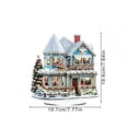 thumbnail image 4 of Christmas Village Diamond Art Kit, DIY Hanging Ornament for Adults and Beginners, Tree Window Wall Decor and Handmade Gift, 4 of 9