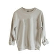 thumbnail image 4 of Vedolay Trendy Tops for Women Sweatshirt for Women Trendy Half Zip Pullover Long Sleeve Fal Clothes,Beige M, 4 of 4