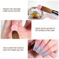 thumbnail image 2 of KADS-cepillo de uñas acrílico prensado Kolinsky Sable UV, cepillo de extensión de Gel para decoración de uñas, cepillo de manicura plano redondo, cepillo de uñas de madera roja, 2 of 5