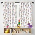 thumbnail image 5 of Blackout Kids Curtains,White Cow Colorful Pattern Childrens Insulated Curtains Set Of 2,Bedroom Essentials,Toddler Room Decor 42x54in(106x137cm), 5 of 5