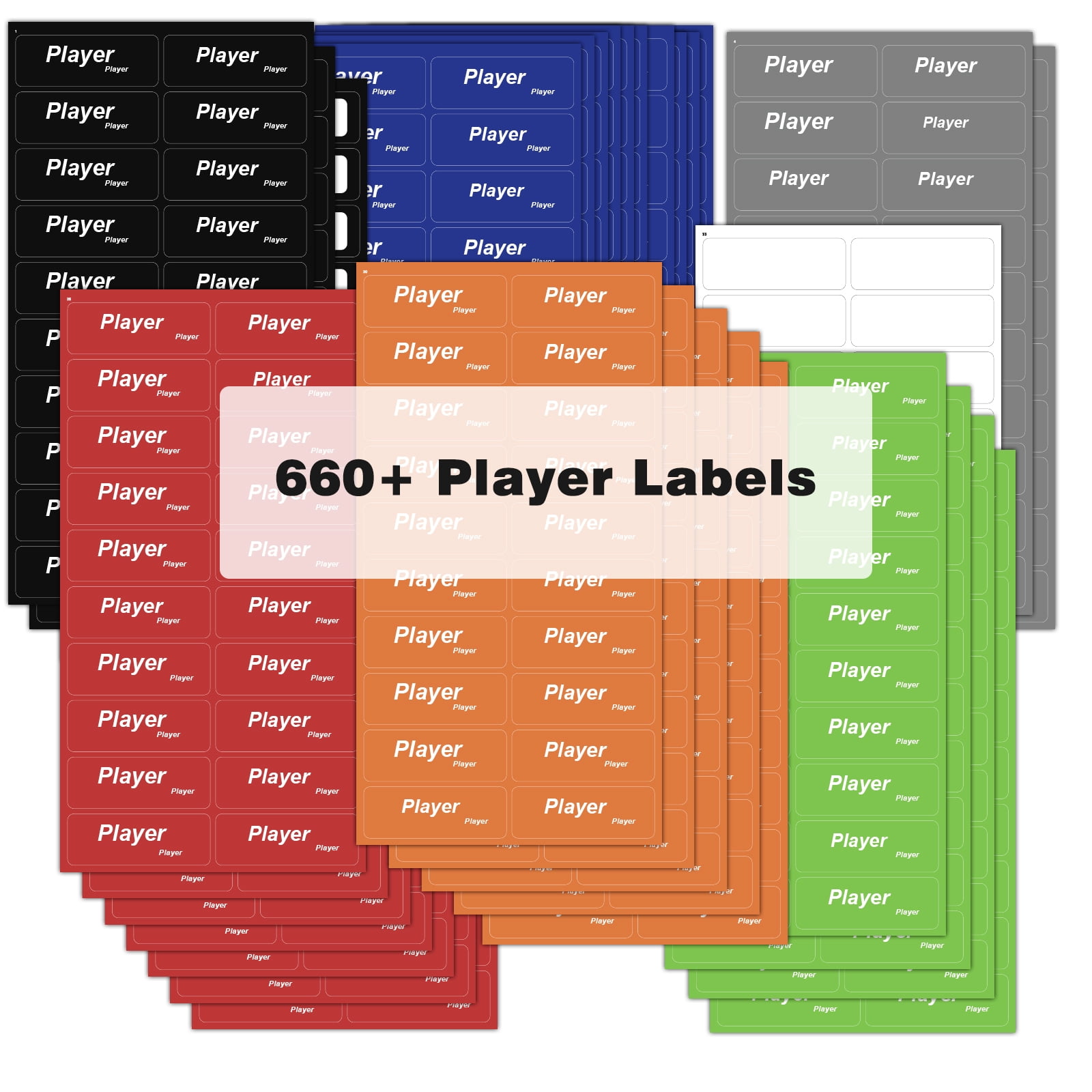 2026  Football Draft Board Kit -6 x 4 Feet -Up to 14 Teams & 660+ Player Stickers.