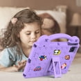 thumbnail image 5 of TECH CIRCLE Case for Onn 10.1" Tablet 2024 Gen 4, Cartoon Panda Shockproof Rugged Lightweight Convertible Stand Handles Kids Friendly Case for Onn 10.1 inch 4 Gen Tablet 2024 100135925,Lightpurple, 5 of 7