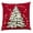 Red, variant on Fennco Styles Christmas Tree Design with LED Light Decorative Throw Pillow - Red Pillow for Holiday DÃ©cor, Couch, Living Room and Bedroom DÃ©cor