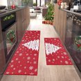 thumbnail image 5 of Zhourta Red Christmas Area Rug Decorative Holiday Door Mat Set Perfect for Festive Home Decor Ideal for Indoor and Outdoor Use Great for Christmas Parties and Seasonal Celebrations, 5 of 8