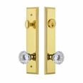 thumbnail image 2 of Grandeur Carr  Tall Plate Single Cylinder One Piece Knobset with Fontainebleau Knob, 2 of 6