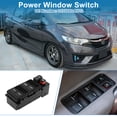 thumbnail image 2 of Interruptor de ventana eléctrica para automóvil Unique Bargains No.35750SDAH12 Interruptor de control de ventana del lado del conductor delantero izquierdo para Honda Accord 2003-2007 Negro, 2 of 7