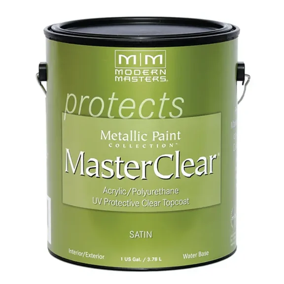 1 gal Modern Masters ME664 Clear MasterClear Protective Clear Topcoat, Satin