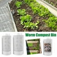 thumbnail image 2 of QHUDLV Underground Worm Farm, Outdoor Worm Compost Bin for Garden Beds & Home Use from Kitchen Food Waste, Vermicomposting Bin for Beginners with Holes and lid, Dual-Size (10.4 & 11.8), 2 of 9