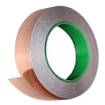 thumbnail image 1 of Cinta adhesiva de cobre de doble lámina conductora de 2,5 cm para barrera contra babosas y caracoles en guitarras 25 cm, 1 of 5