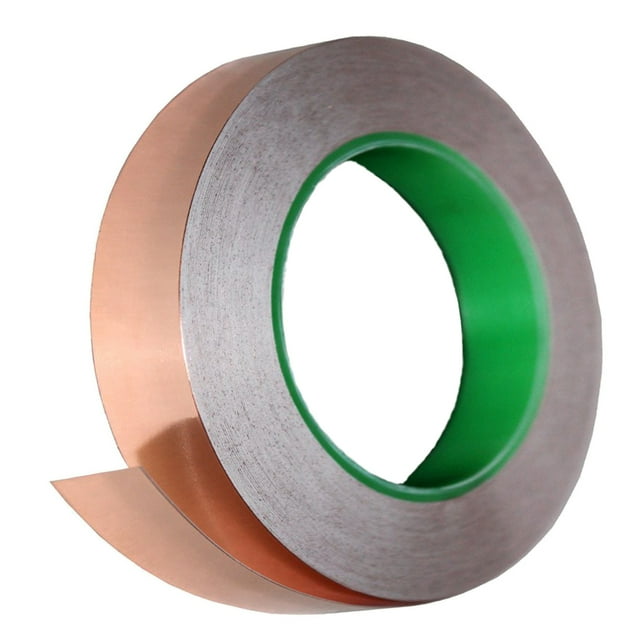 Adhesivo cinta de aluminio cinta emi blindaje conductivo para la guitarra pickup - 2.5cm Sunnimix Cinta de cobre de la hoja Cinta conductora