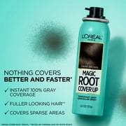 LOreal Paris Magic Root Cover Up Temporary Gray Concealer Spray, Dark Brown, 2 oz