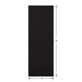 thumbnail image 5 of Mainstays Black Solid Blackout Rod Pocket with Back Tabs Curtain Panels 4PC Set, Set of 4, 30" W x 84" L, 5 of 11