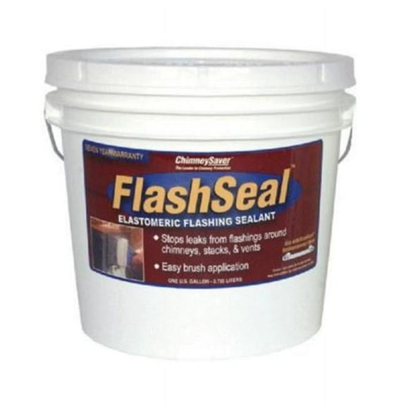 Saver Systems 300050 1 gal FlashSeal Flexible Flashing Sealant, White