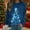 004 Navy, variant on Womens Christmas Sweatshirt Long Sleeve Crew Neck Ugly Christmas Tree Sweatshirt Warm Thermal Cute Fall Tops