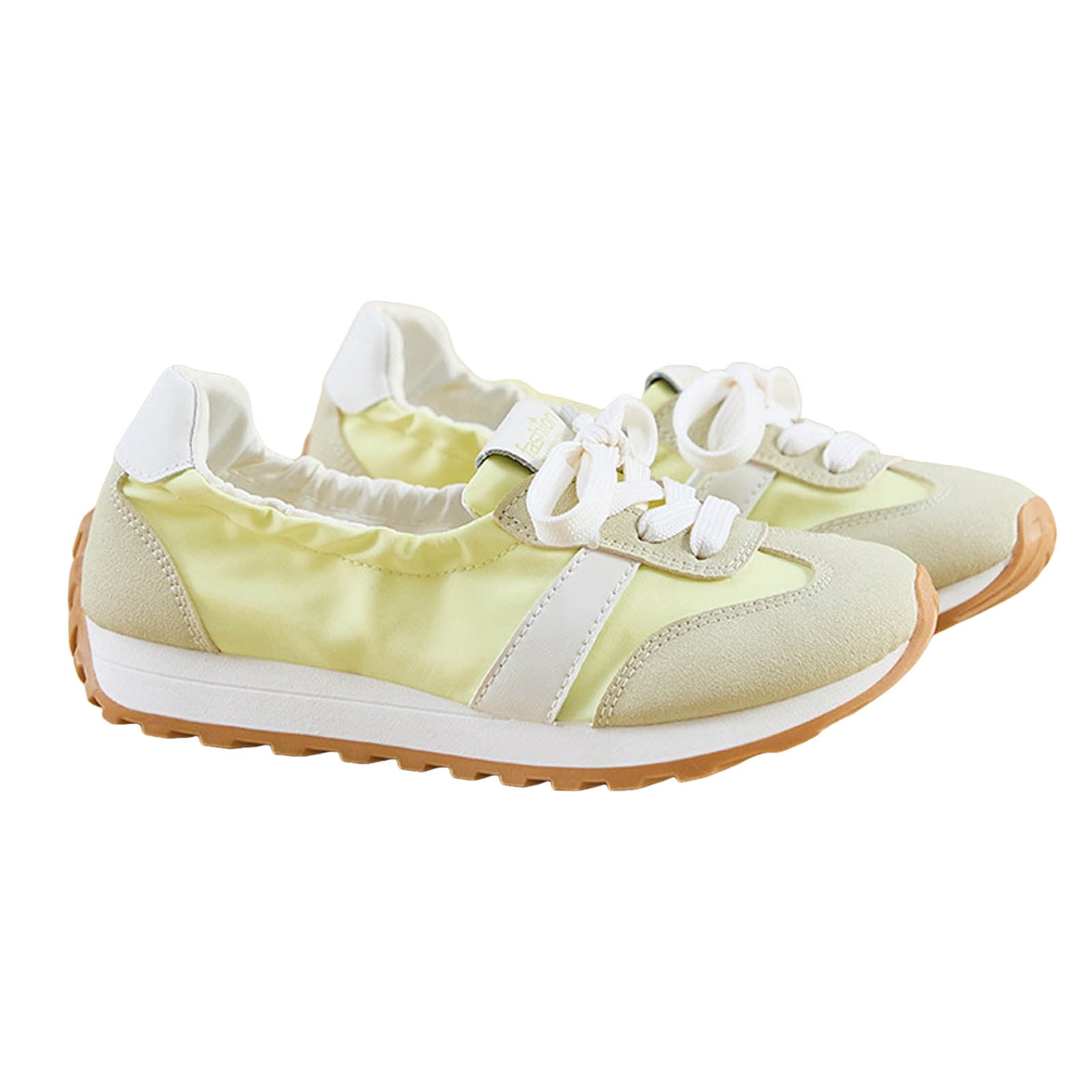 Womens Casual Fashion Sneakers Comfort Trendy Elastic Slip on Walking Flats Non Slip Nursing Work Loafers
