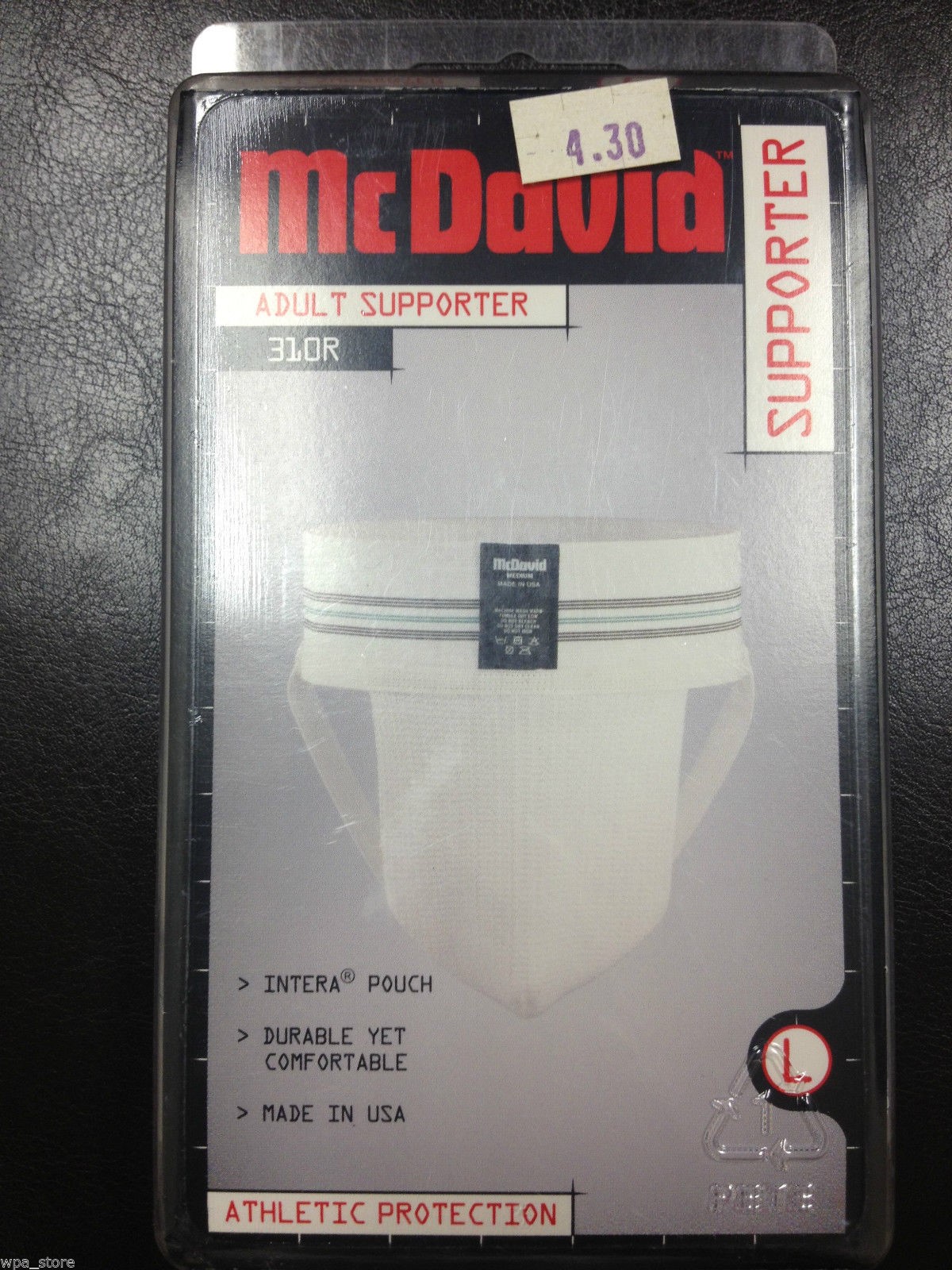 310YRL MCDAVID ATHLETIC SUPPORTER SIZE YOUTH LARGE
