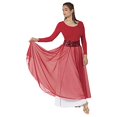 thumbnail image 2 of Eurotard Jupe en Chiffon Superposée_rouge 39746, 2 of 3