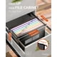 thumbnail image 2 of Carpetas colgantes ThinkTex expandibles con 7 bolsillos legales, paquete de 3, 2 of 7