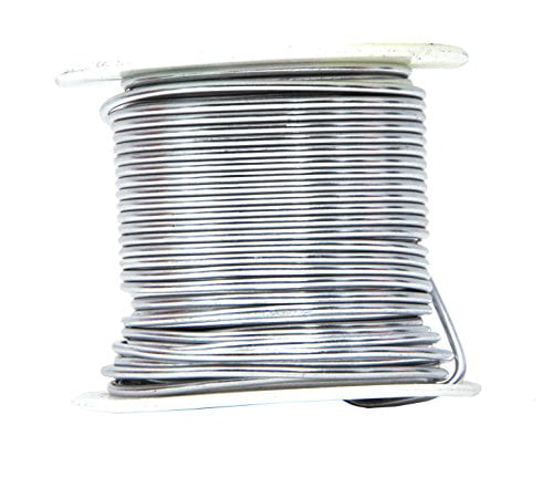 Pandahall 656 Feet Aluminum Craft Wire 18 Gauge Flexible Metal Craft Wire for DIY Manual Arts Jewelry Making LawnGreen