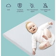 thumbnail image 4 of Pack n Play Mattress, Memory Foam Playard Mattress, Portable Toddlers Mattress Firmness Featuring Soft Removable Washable Cover (38"x26"), 4 of 6
