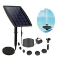 thumbnail image 1 of 2.5W/5W Solar Fountain Pump Mini Solar Powered Fountain Floating Water Outdoor Bird Bath For Bird Bath Pond Garden Decoration ,High Efficiency, 1 of 7