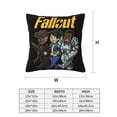 thumbnail image 4 of Funda de cojín decorativa universal para las cuatro estaciones, suave, con temática de Fallout, para sala de estar, sofá, cama, 4 of 8