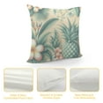 thumbnail image 4 of GOSMITH Throw Pillow Covers Beautiful Floral Pineapple Tropical Flowers Palm Leaves Vintage Tropical Pineapple Beach Palm Hawaii for Couch Living Room, 4 of 5