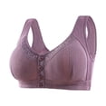 thumbnail image 3 of Underwire Bra For Older Women Bras For Seniors Front Closure Comfortable Convenient Brassiere Womens Bras Front Closure plus Sized Sports Bra Compression Bras 36 C Womens Bra Bra for Women Push up, 3 of 3