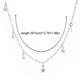 thumbnail image 5 of Guardurnaity Collar de cadena Estrellas con estilo Joyería estética Oro Plata Gargantilla universal Collares Regalo del día de San Valentín para Ropa, zapatos y accesorios Miscelánea, 5 of 5