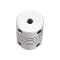 thumbnail image 4 of 4mm to 5mm Aluminum Alloy Shaft Coupling Flexible Coupler Motor Connector Joint L25xD19 2pcs, 4 of 6