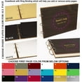 thumbnail image 6 of Darling Souvenir Personalized Engraved Laser Cut Wedding Guest Book Wooden Cover Sign-in Book Registry Guestbook Scrapbook-3G, 6 of 7