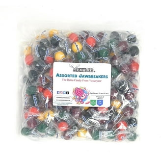 Naturejam 1 inch Jawbreakers Candy - Assorted Colors, Rainbow