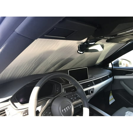 The Original Windshield Sun Shade, Custom-Fit for Audi S5 Sportback Hatchback (5D) 2018, 2019, Silver