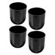 thumbnail image 5 of ELAYARD 4Ud Soporte Negro Para Y Escobilla De Inodoro Con Redondo Elegante Y Funcional, 5 of 8