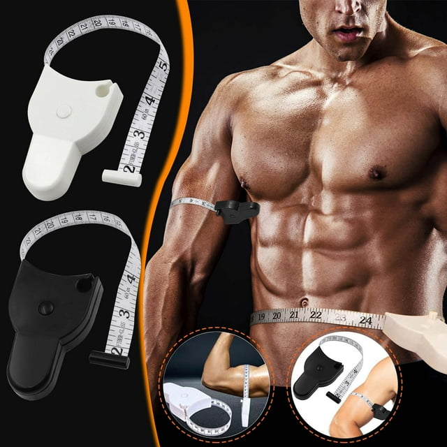 Black + White Combination 1.5 Meters Inch And Cm Automatic Retractable Measuring Tape 2pcs