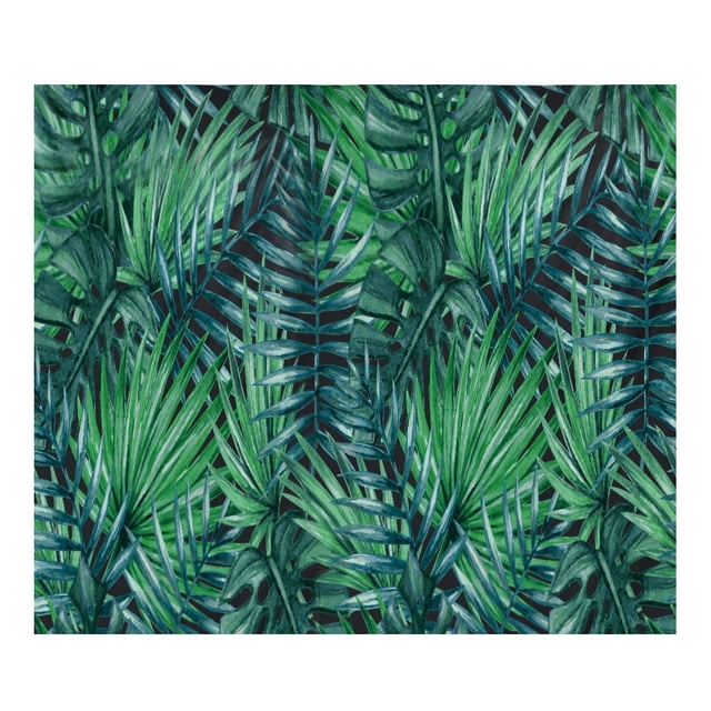 Tapiz de pared inspirado en la naturaleza, tapiz bohemio con diseño de bosque verde, 150 x 130 cm