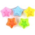 thumbnail image 3 of Forros de silicona para magdalenas, tazas para hornear reutilizables, antiadherentes, fáciles de limpiar, moldes para muffins de repostería, 4 formas redondas, estrellas, corazones, flores, 24 pi, 3 of 5