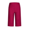thumbnail image 6 of LLYWEY Women Bermuda Shorts with Pockets New & Trending Summer Casual Chino Shorts Comfy Breathable Stretch Walking Straight Leg Short Pants, 6 of 9