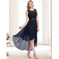 thumbnail image 2 of Vestido de cóctel con escote en V para mujer, vestido de noche elegante para boda, vestido festivo, vestido de dama de honor sin mangas, S, 2 of 5