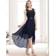 thumbnail image 2 of Vestido de cóctel con escote en V para mujer, vestido de noche elegante para boda, vestido festivo, vestido de dama de honor sin mangas, M, 2 of 5