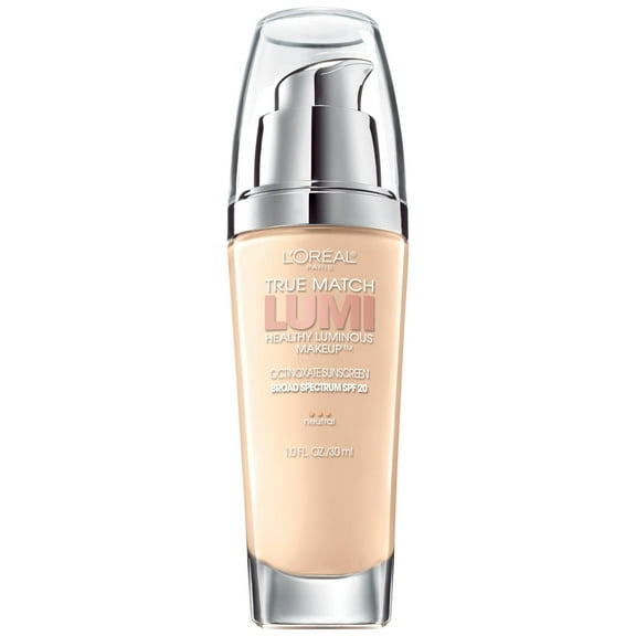 L'Oreal Paris True Match Lumi Healthy Luminous Liquid Foundation, spf 19, 1 fl oz