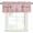 Pink, variant on Pink Rod Pocket Curtain Valance, She Leaves A Little SPARKLE Wherever She Goes Farmhouse Window Valance for Living Room, Bedroom, Kitchen 54"W x 18"L