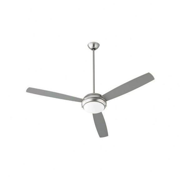 Quorum Lighting - Expo - 3 Blade Ceiling Fan with Light Kit In Soft Contemporary