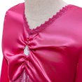 thumbnail image 4 of Robe de Costume pour Fille Princesse Elsa Chic Robes Rouges Tenues Robe à Manches Longues Déguisement, 4 of 6