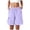 Purple, variant on Cargo Shorts Women,Summer High Waisted Bermuda Shorts Casual Trendy Hiking Outfits Knee Length Pant with Pockets (Light Blue, L)