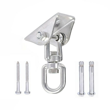 

Wiueurtly Bit Screwdriver Stainless Steel Bearing Hook Fixed Plate Boxing Sandbag Hanging Chair Fixed Buckle Swing Accessories