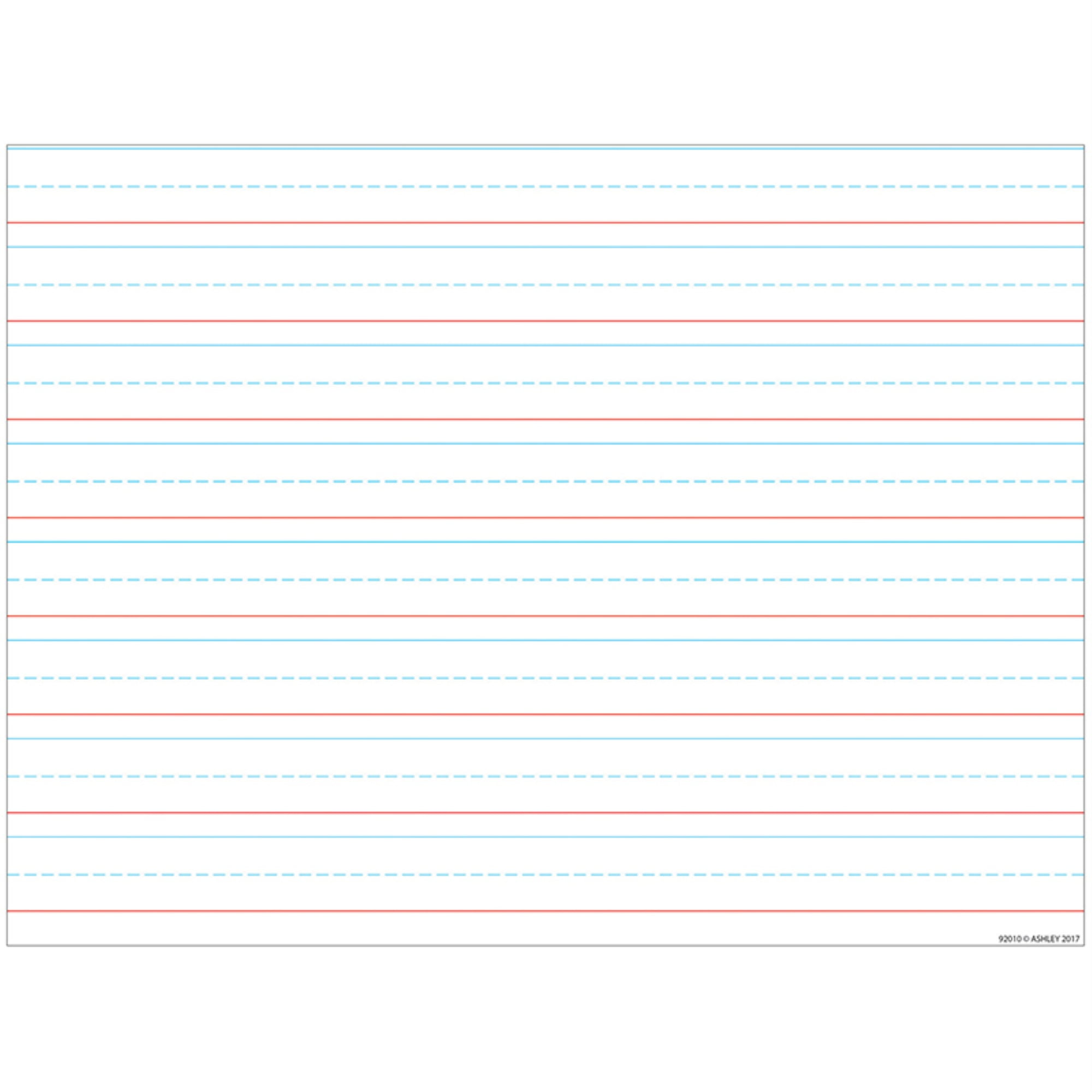 Smart Poly Handwriting Chart Tablet Lined 3/4', Dry-Erase Surface, 17' x 22'