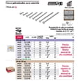 thumbnail image 1 of Clavos para concreto 3/4', galvanizado, bolsa de 1 kg Fiero Clavos para concreto 3/4', galvanizado, bolsa de 1 kg, 1 of 1