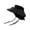 Black, variant on Rechargeable Outdoor Fan Hat with LED Lights for Hiking Camping and Summer Activities – Portable Solar Powered Headwear for Outdoor Adventures and Shelter
