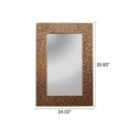thumbnail image 4 of CHLOE's Reflection Contemporary-Style Rectangle Antique Golden Finish 36", 4 of 4
